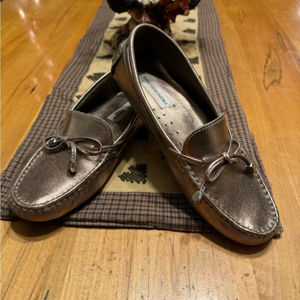 Saks 5th Avenue Driving Moccasins